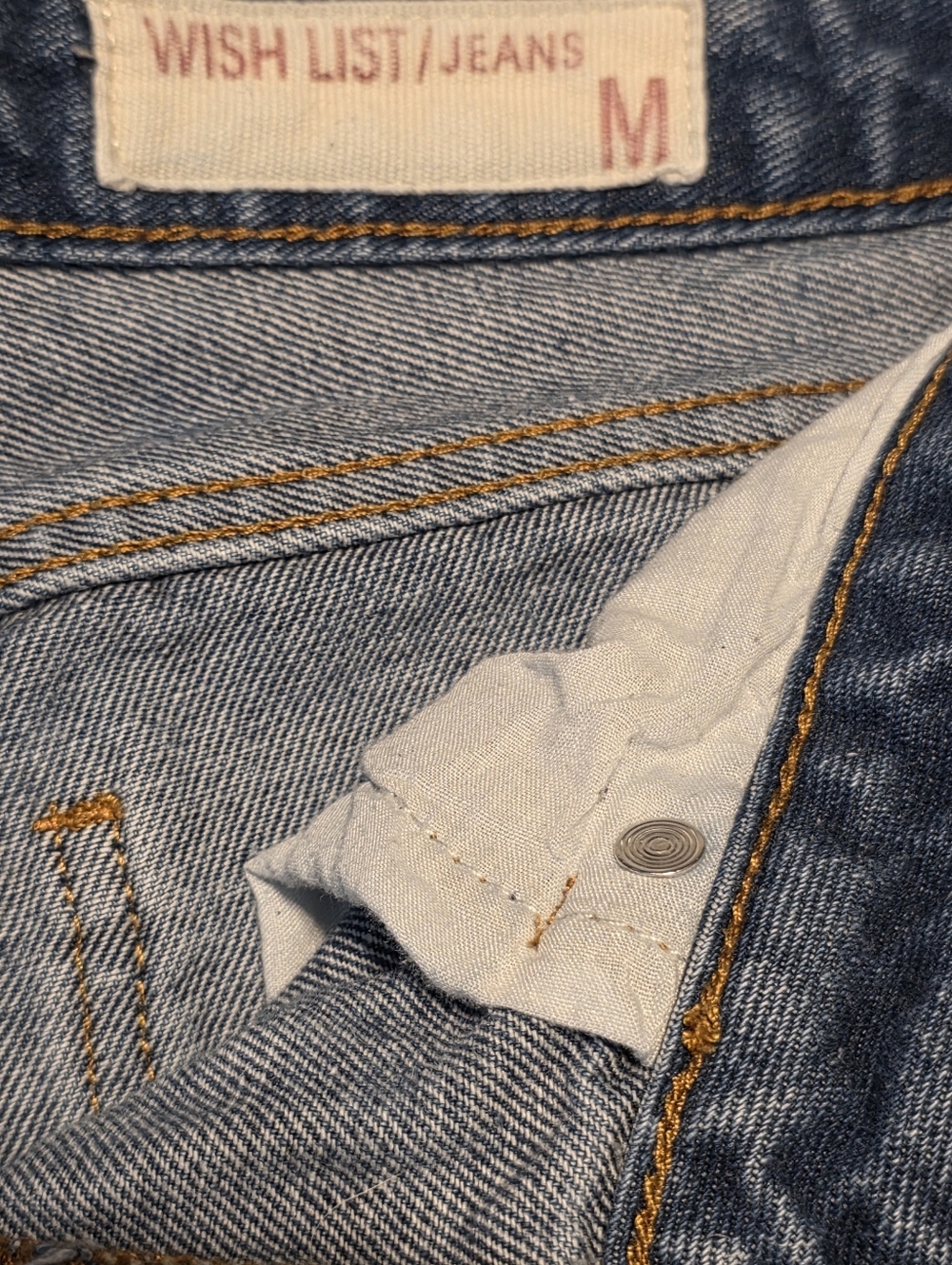 Wishlist Blue Distressed Straight-Leg Jeans - Picture 6 of 6